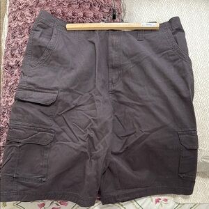 Beverly Hills Polo Club Gray Cargo Shorts with Durable Fabric
